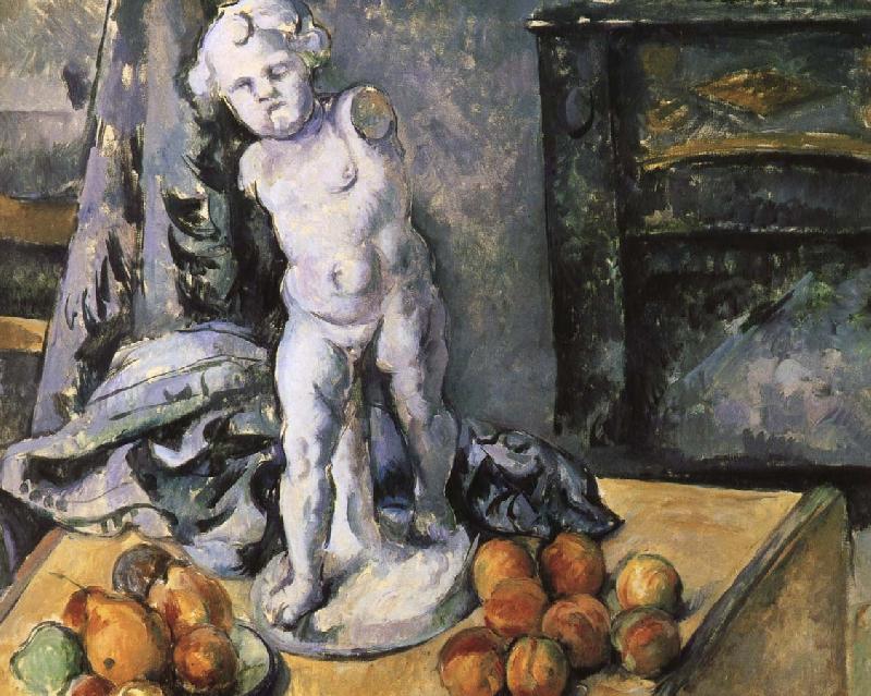 Paul Cezanne God of Love plaster figure likely still life oil painting image